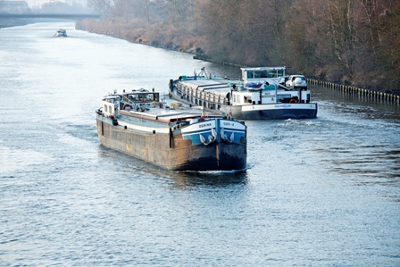 La navigation sur l'Escaut © David Delecourt