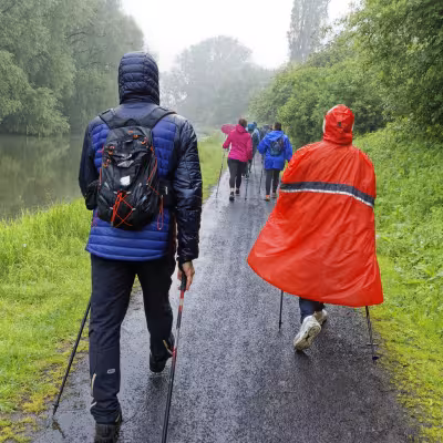 Sortie sous la pluie