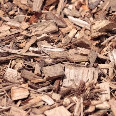 Bois déchiqueté